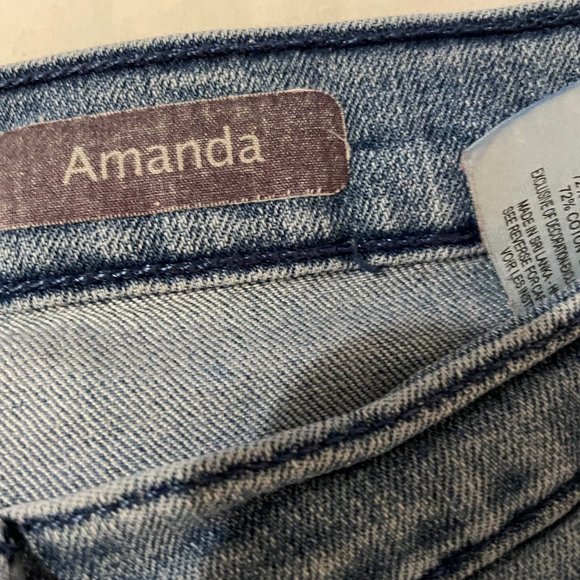 Gloria Vanderbilt Amanda Blue Denim Jeans Size 22 - Picture 4 of 13